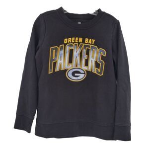 Green Bay Packers Fanatics Unisex Sweatshirt Size Small Black Crewneck Heavy